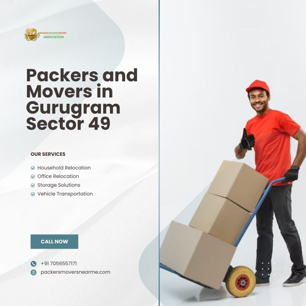 Packers and Movers in Gurugram Sector 49