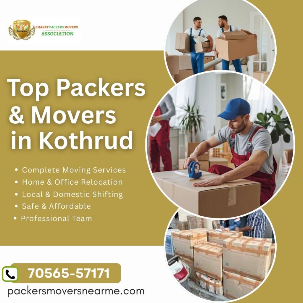 Top Packers and Movers in Kothrud